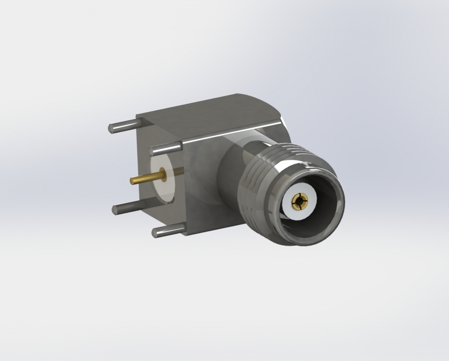 Rosenberger 10 GHz TNC直角PCB同轴连接器